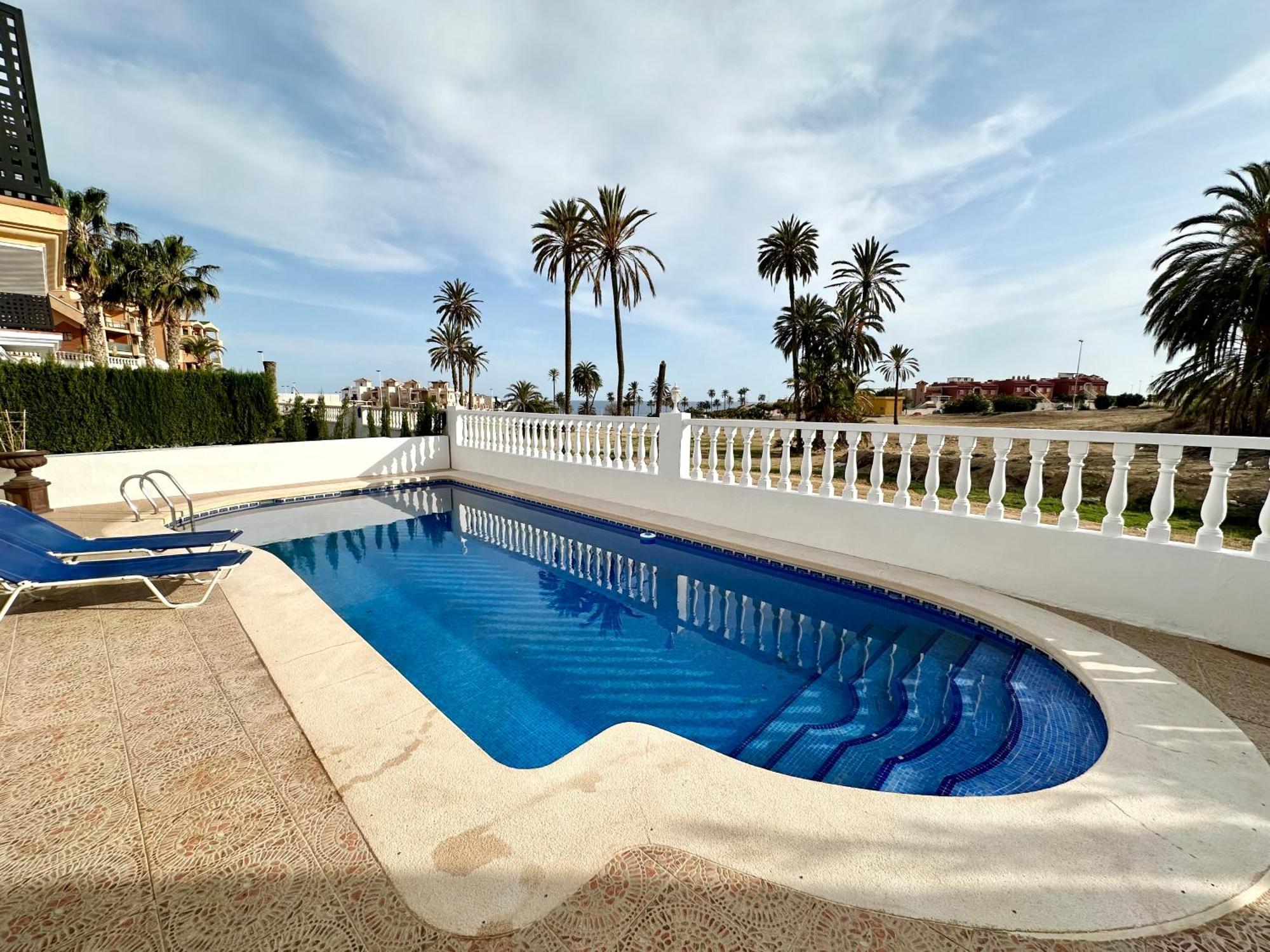 A 5 Minutos De La Playa Casa De Vacaciones Con Piscina Privada El Puerto de Mazarrón Exterior foto